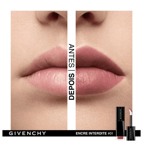 batom líquido givenchy encre interdite n01